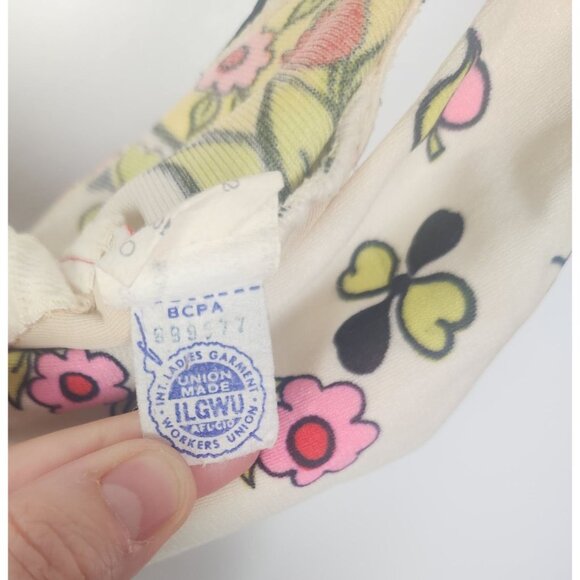 Vtg. 60's Women's Sz. S Rose Marie Reid Floral Retro One Piece Swimsuit - Picture 4 of 11